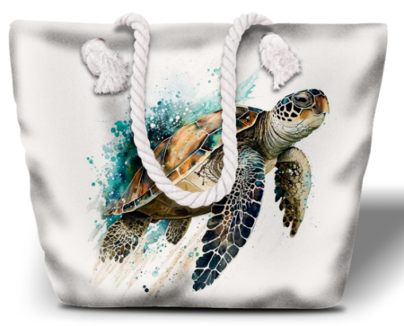 Signature Series Sea Turtle Tote with Rope Handle